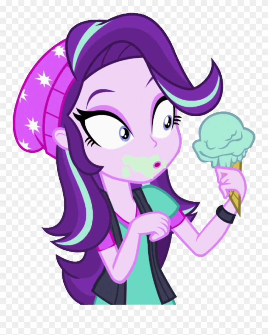 Thebarsection, Beanie, Clothes, Dessert, Equestria - Starlight Glimmer Equestria Girl Magic Mirror Clipart
