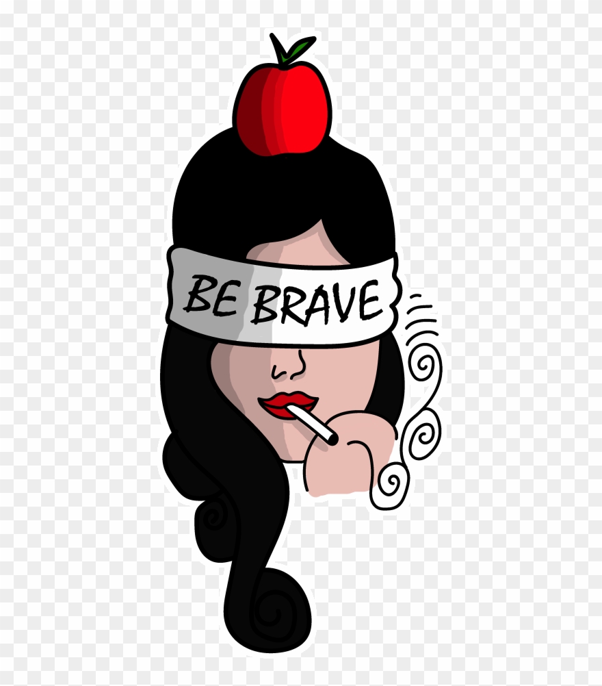 Adesivo Be Brave De Afrodite-se Storena - Hand In Hand Clipart