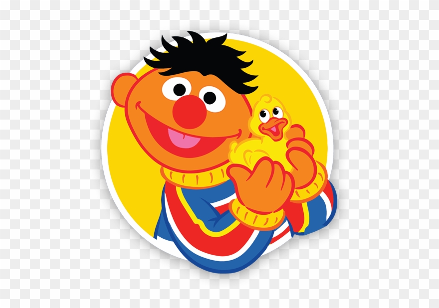 Stickers For Kids - Sesame Street Ernie Clip Art - Png Download