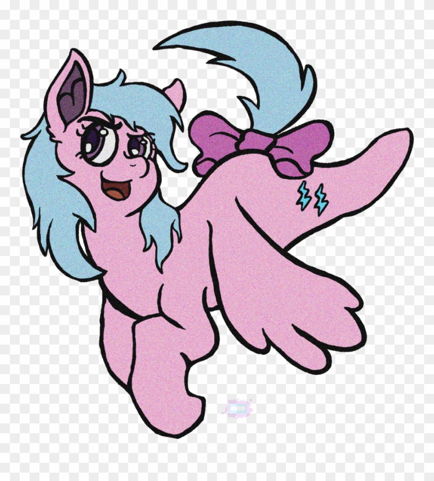 Moddie, Bow, Female, Firefly, Flying, G1, Head Turn, - Female Clipart