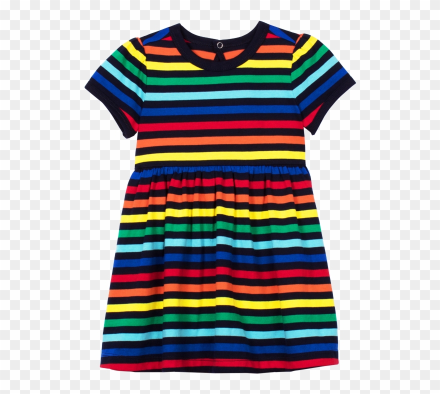 Stripes Clipart Striped Dress - Day Dress - Png Download