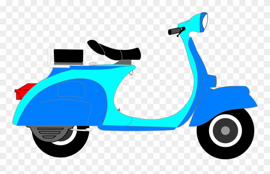 Teepublic Scooter Clipart