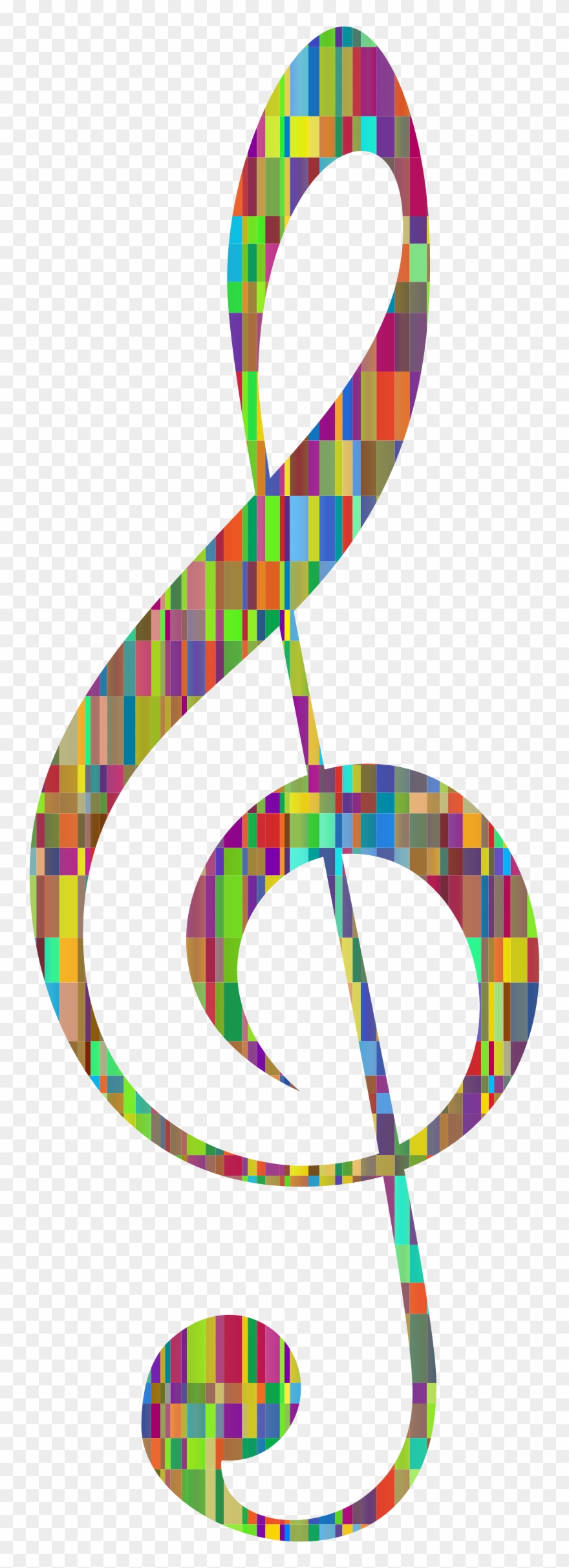 Big Image - Couleur Note De Music Clipart