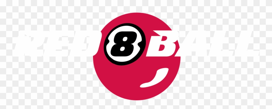Red 8 Ball - Red 8 Ball Pool Clipart