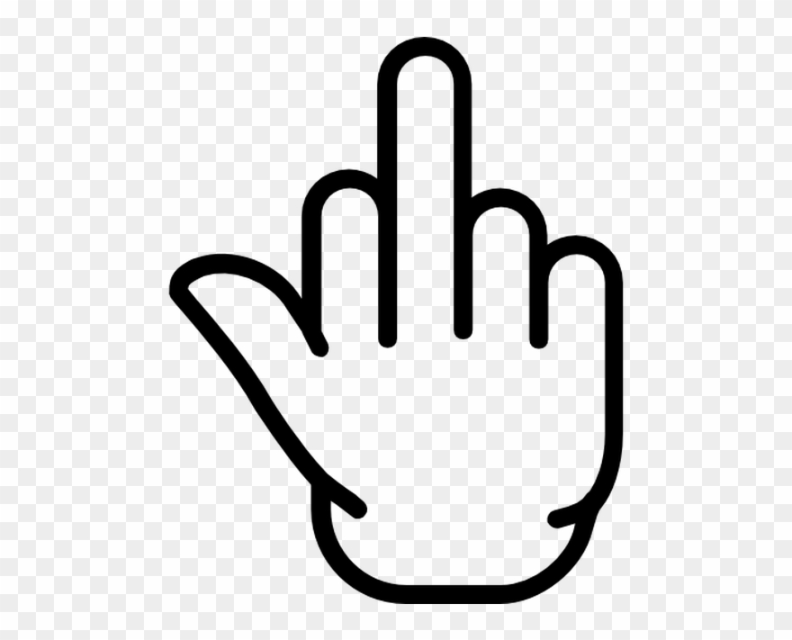 The Clip Art Others Transprent Png - Middle Finger Logo Transparent
