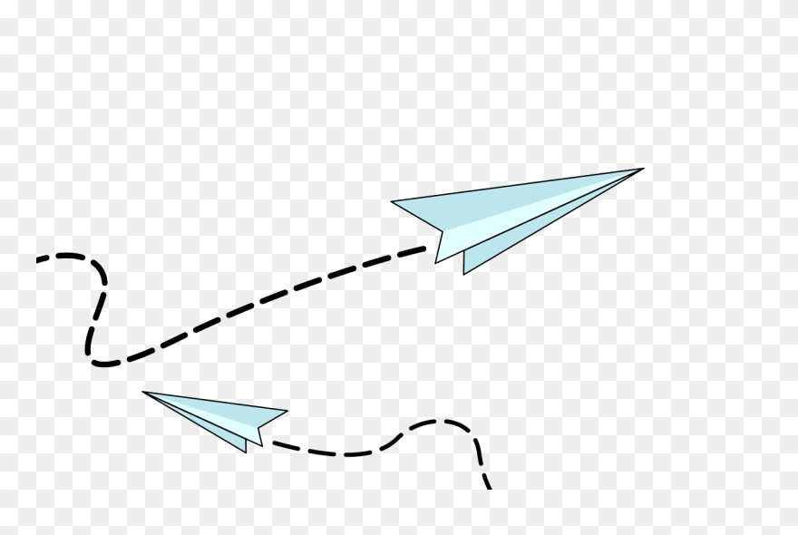 Kisspng Paper Plane Airplane Flight Clip Art Cartoon - Paper Planes Transparent Png
