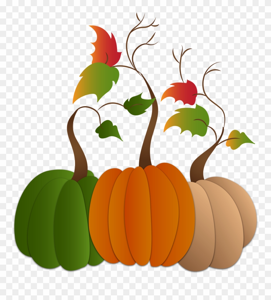 Pumpkin Trio - Pumpkin Clipart