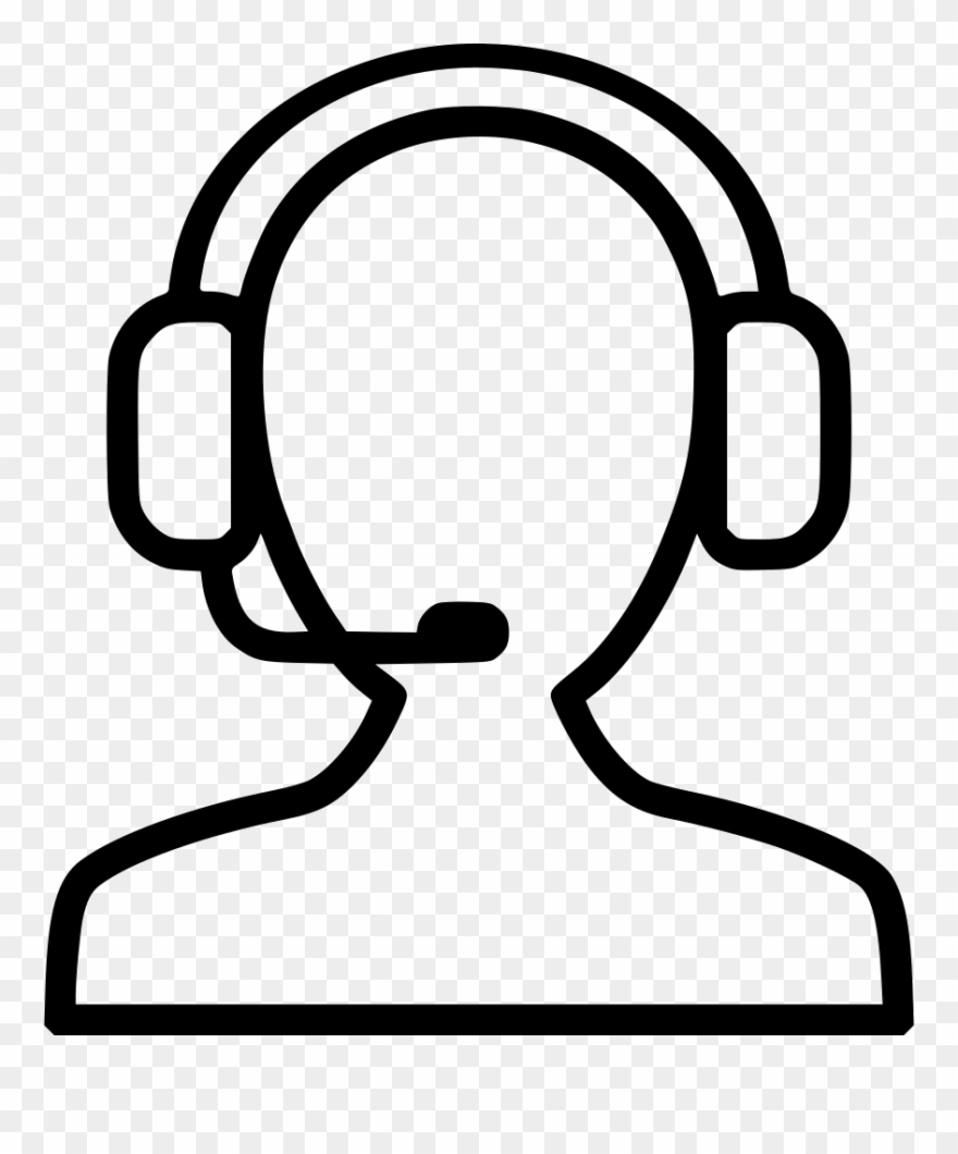 Operator Support Receptionist Help Headset Comments - Headset Png Icon White Clipart