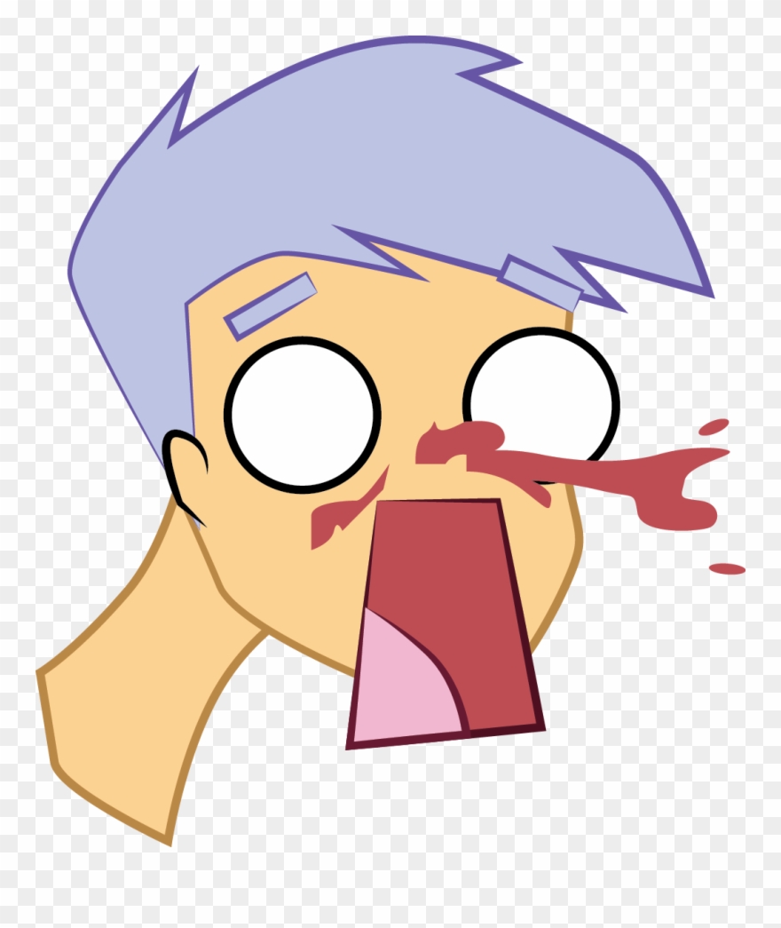 Anime Nose Bleed Free Images At Clker - Anime Nose Bleed Png Clipart