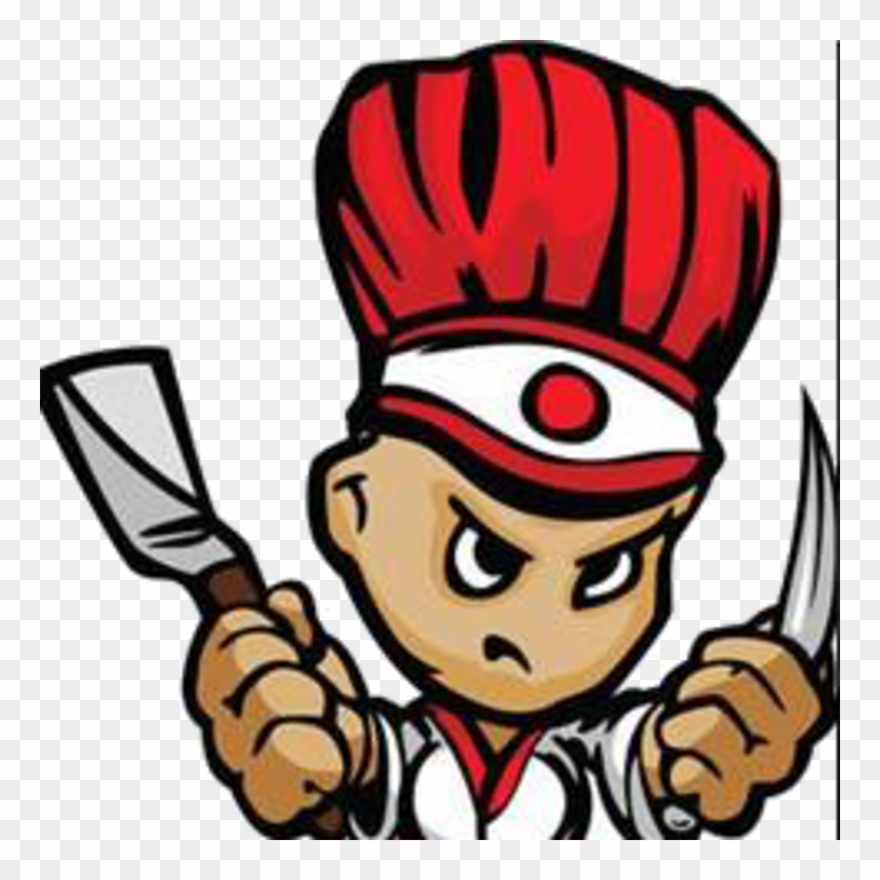 Grill Clipart Grill Master Japanese Chef Hat Cartoon Png