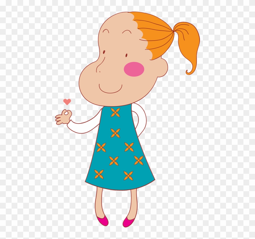 Girl,hart,one Piece,love,spring Day,free Vector Graphics Clipart