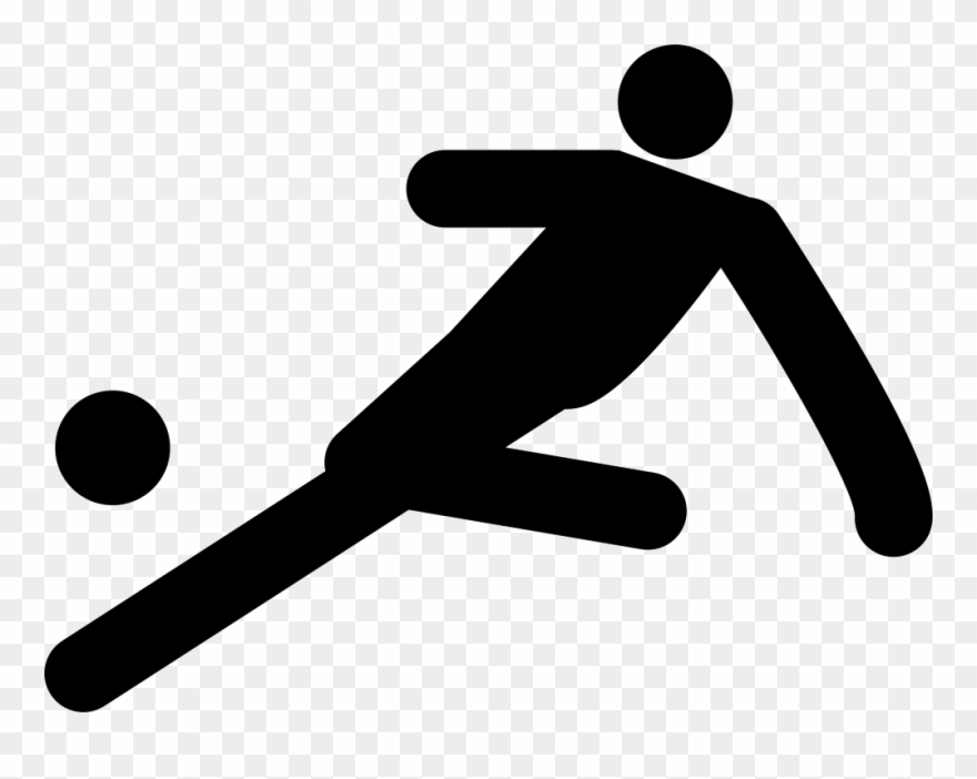 Football Player Kicking Ball Comments - Jugador De Futbol Pateando Sin Fondo Clipart