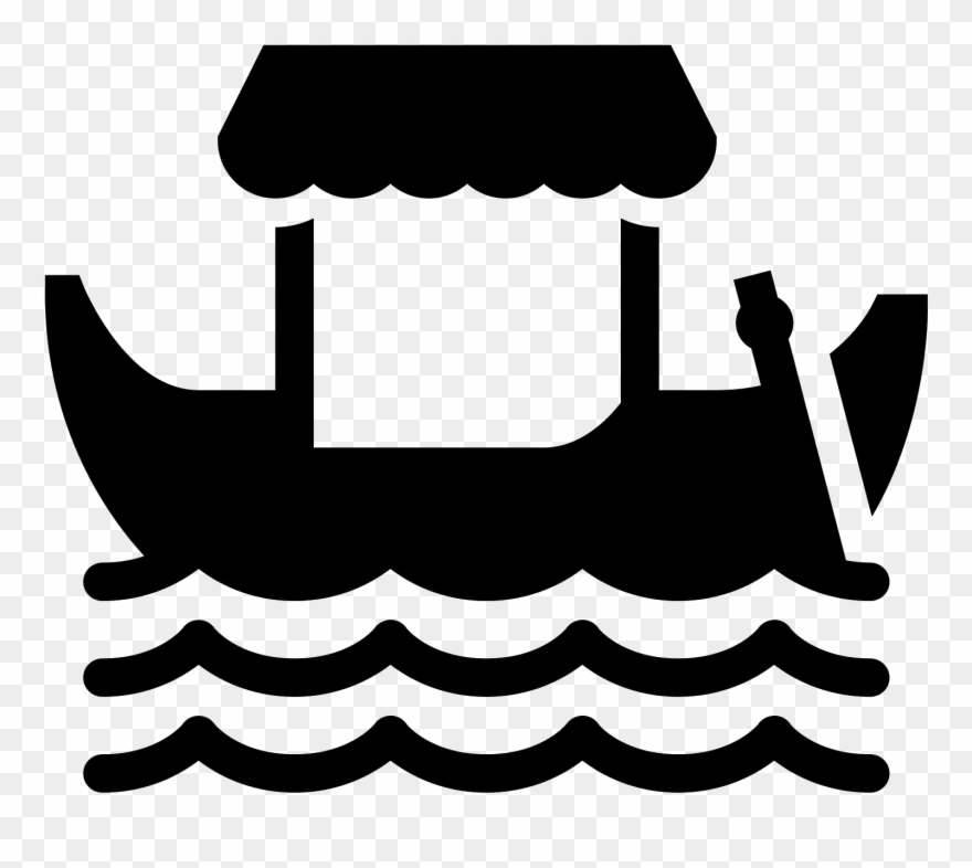 Gondola Filled Icon - Icon Clipart