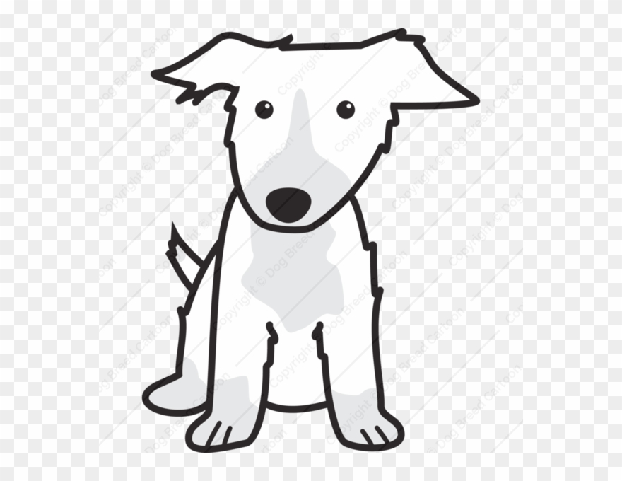 Border Collie Linear Edition Dog Breed Download - Border Collie Cartoon Clipart