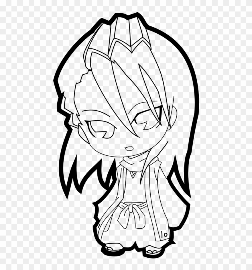Drawing The Chibi - Byakuya Kuchiki Clipart