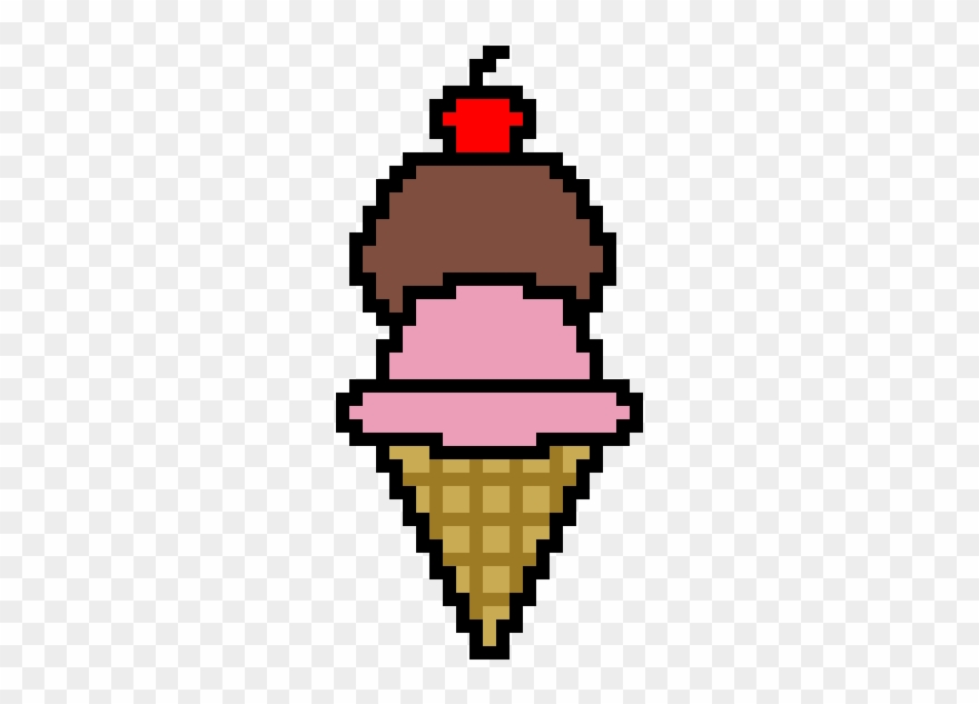 Ice Cream With A Cherry On Top - Ice Cream Cone Clipart