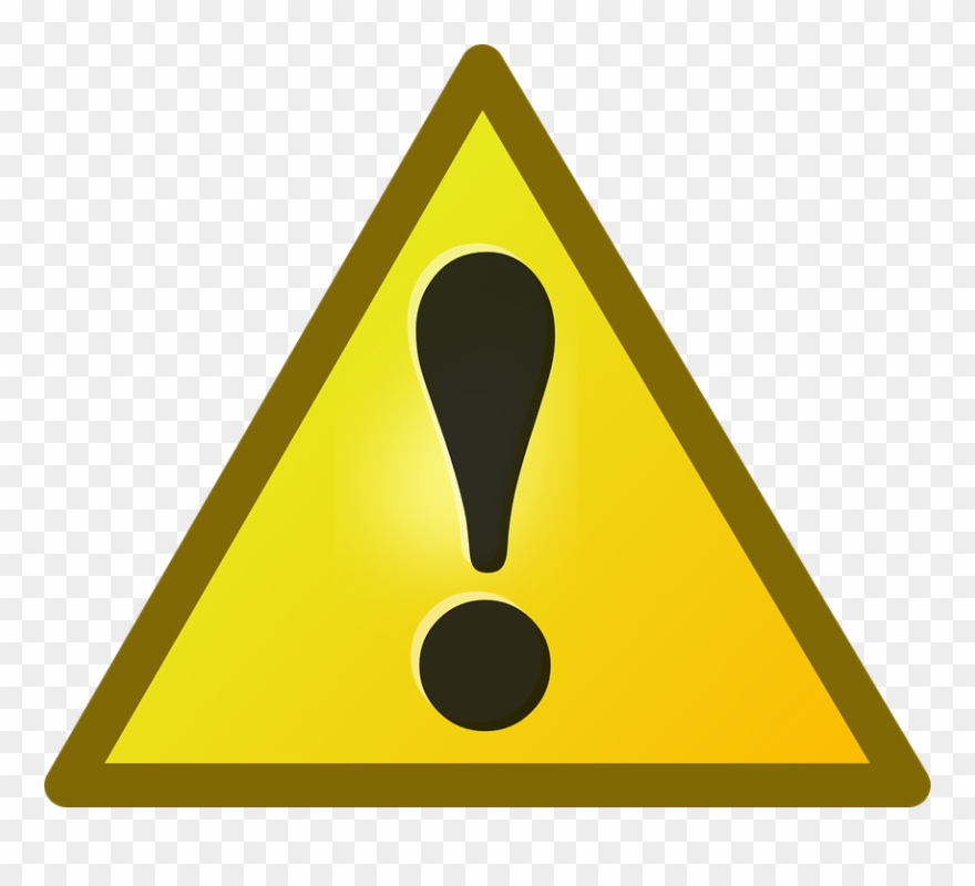 And - Warning Emoji Clipart