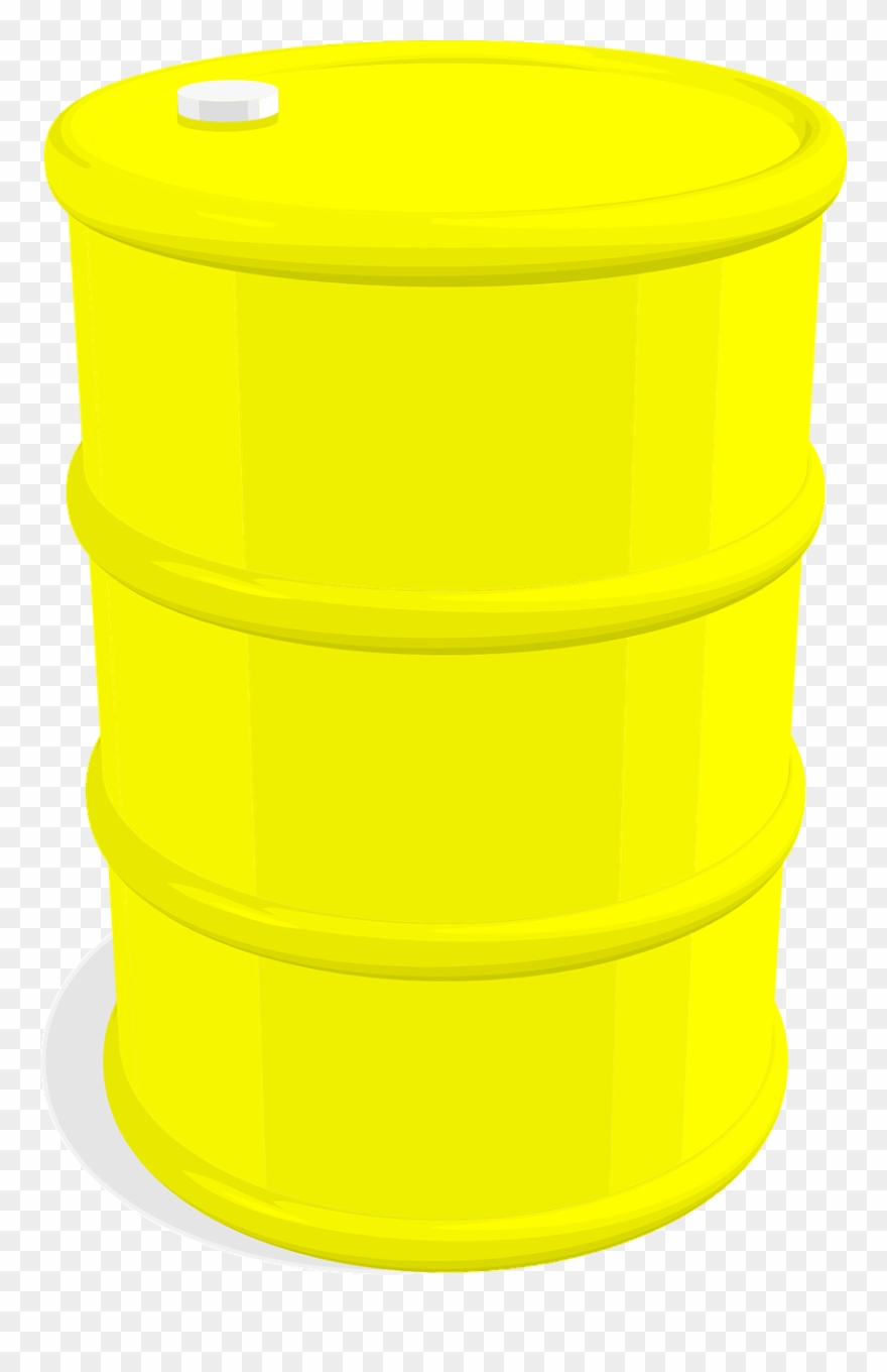Barrel Container Oil Yellow Png Image - Yellow Barrel Png Clipart