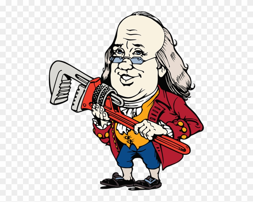 Svg Free Ben Clipart Franklin - Benjamin Franklin Plumbing - Png Download