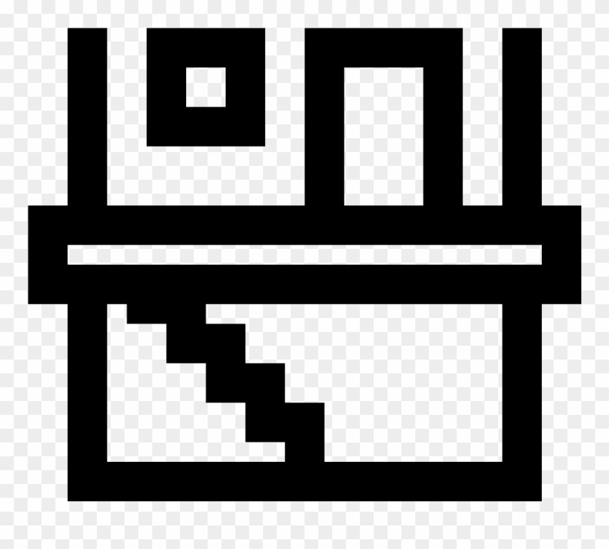The Icon For A Basement Is A House With A Window And - Vector Sotano Clipart