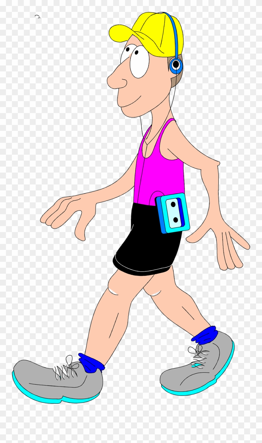 Man Walking Exercise Clip Art - Person Walking Clipart Png Transparent Png