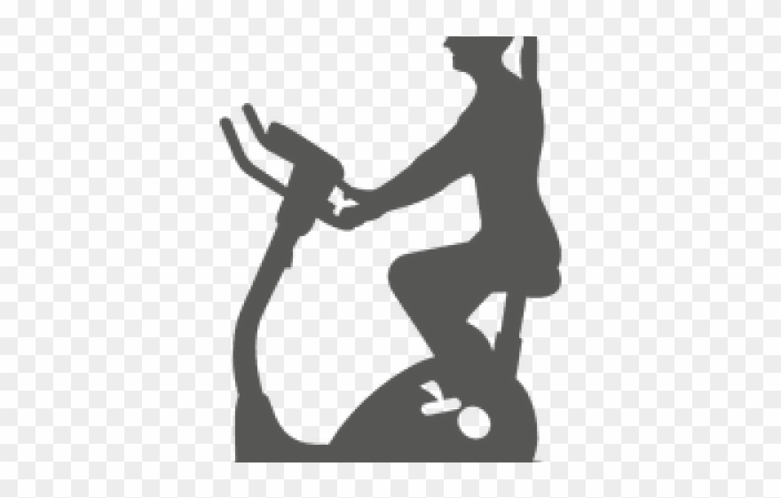 Exercise Bike Clipart Transparent - Exercise Equipment Silhouette Png
