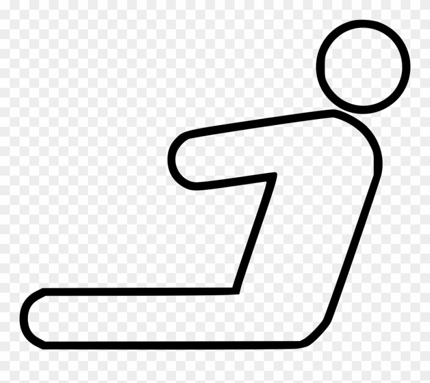 Yoga Comments - Line Art Clipart