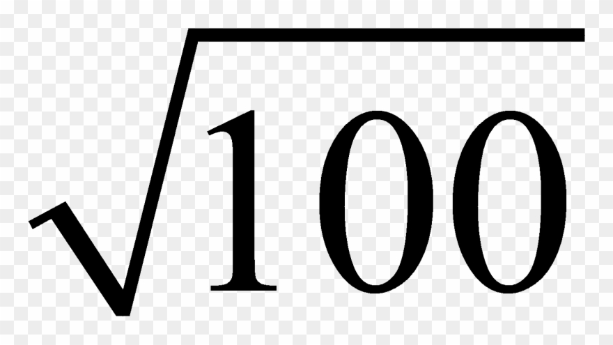 Raíz Cuadrada De 100=10 Year Old, One Year Old, Age - Multiplicar Un Numero Por Una Raiz Clipart