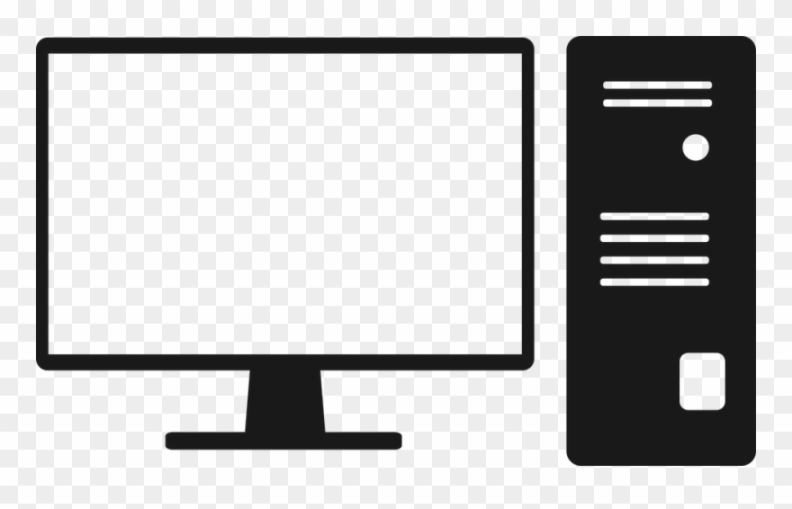 Sit Computer Cliparts 14, Buy Clip Art - Computador Vetor Png Transparent Png