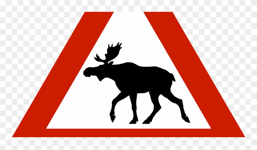 Moose Sign Clipart