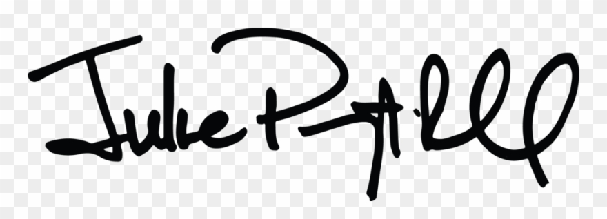 Julie Full Sig 2 - Portable Network Graphics Clipart