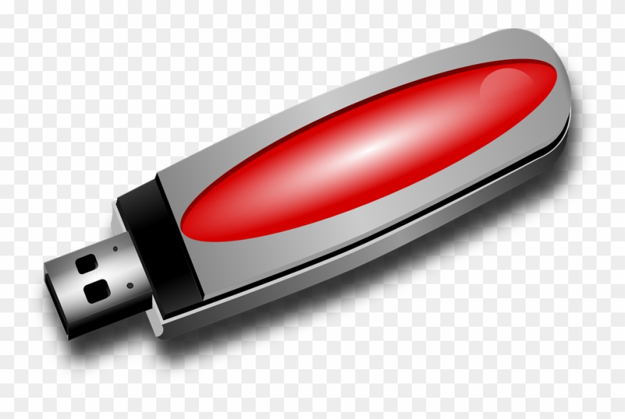 Flashdrive Cliparts 6, Buy Clip Art - Imagen De Usb Animado - Png Download