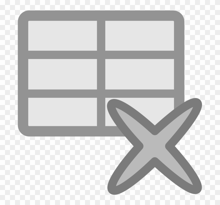 Delete Clipart Free For Download - Icono De Borrar Tabla - Png Download