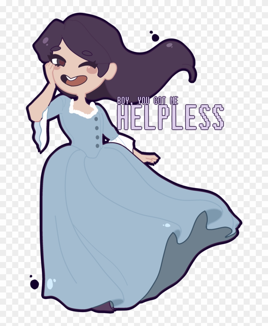 Boy, You Got Me Helpless By Hashiero Hamilton Stickers, - Eliza Schuyler Drawing Easy Clipart