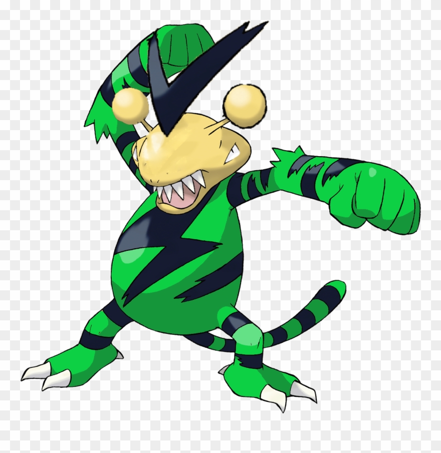 563kib, - Electrobuzz Pokemon Clipart