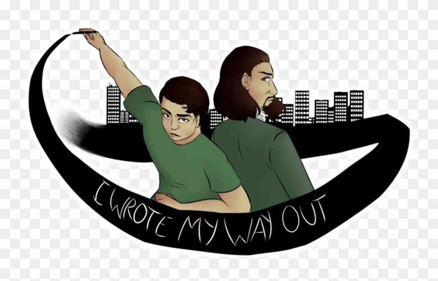 I Wrote My Way Out By Allisonmichellecoon - Poster Clipart