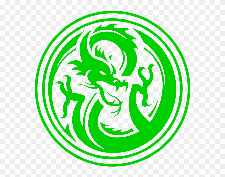 Black And White Dragon - Chinese Dragon Logo Png Clipart