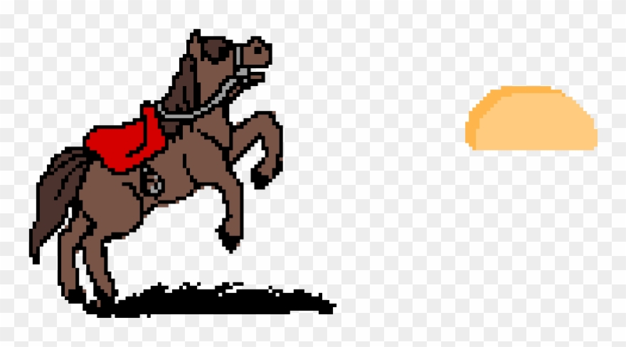 Horse And A Taco Shell By Batai Clipart