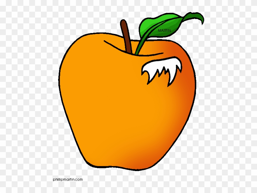 Illinois Clip Art Clipart Panda - Orange Apple Clipart - Png Download