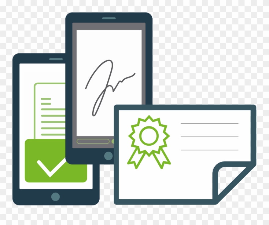 Electronic Signature - Firma Electrónica Png Clipart