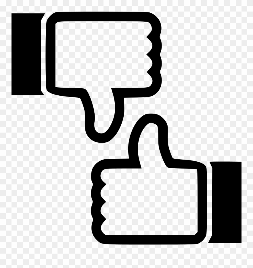 Up Svg Thumbs Up Down Svg Png Icon Free Download 560519 - Thumbs Up Down Icon Png Clipart