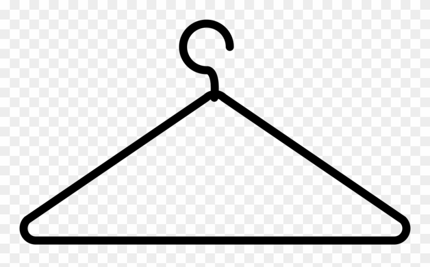Coat Thin Svg Png Icon Free Download - Coat Hanger Outline Png Clipart