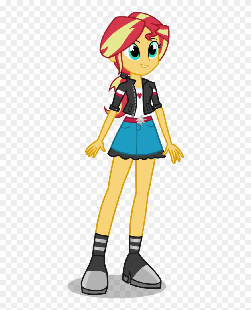 Alternate Hairstyle Universe Artist Drewmwhit Artistdrewmwhit - Mlp Eg Sunset Shimmer Vector Clipart