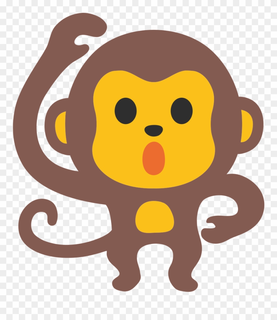 Monkey Emoji Clipart - 🐒 Emoji - Png Download