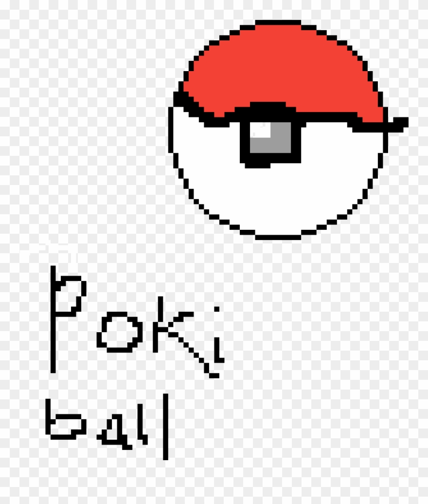 Pokemon Ball - 8 Bit Twitter Clipart