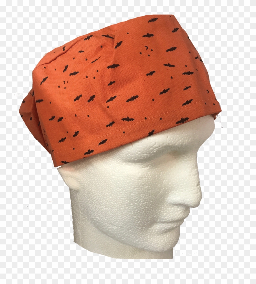 Elastic Back Scrub Hat-1015e Patterns - Hat Clipart