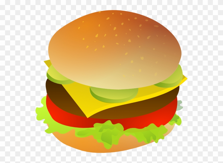 Transparent Background Hamburger Clip Art - Png Download