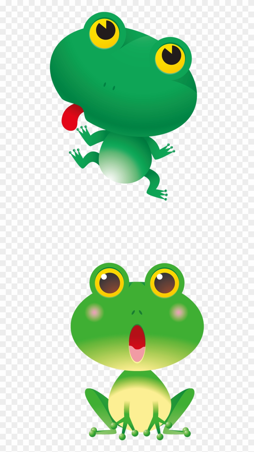 Red Eyed Tree Frogs Cartoons Clipart