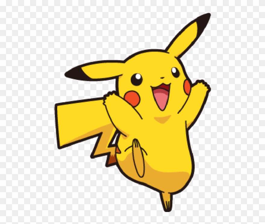 元気いっぱいの笑顔のピカチュウ！ - Pokemon Pokemongo Pikachu Silver 925 Adjustable Finger Clipart