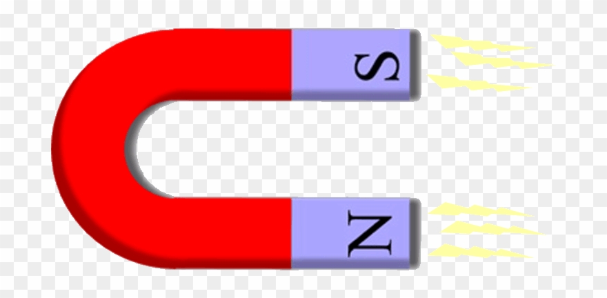 Horseshoe Magnet Clip Art - Png Download